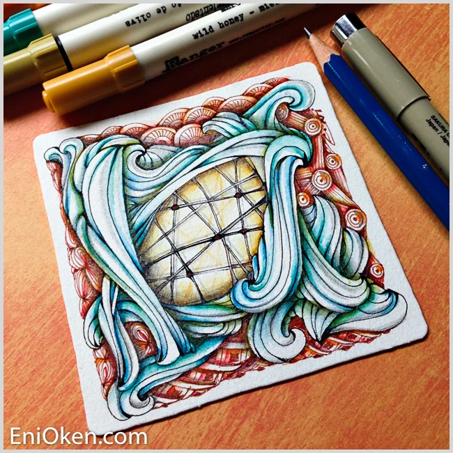 Learn how to create amazing Zentangle® • enioken.com
