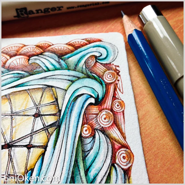 Learn how to create amazing Zentangle® • enioken.com