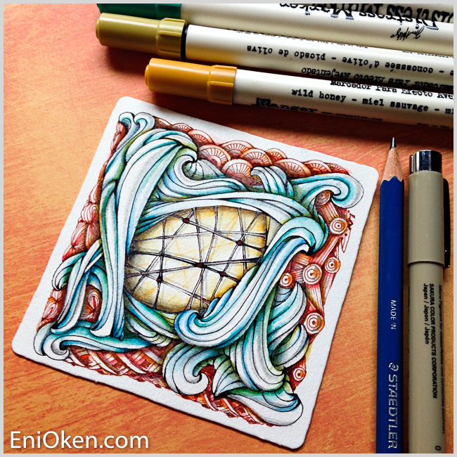 Learn how to create amazing Zentangle® • enioken.com