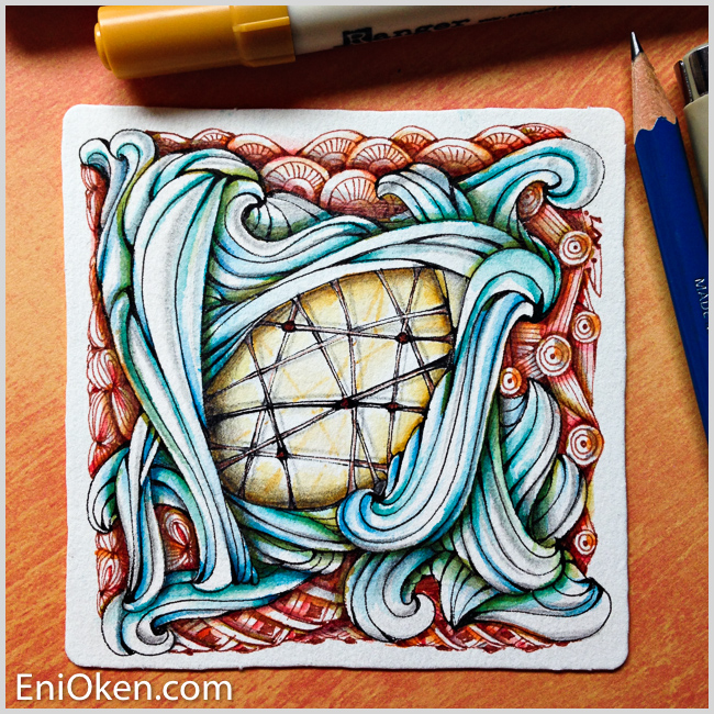 Learn how to create amazing Zentangle® • enioken.com