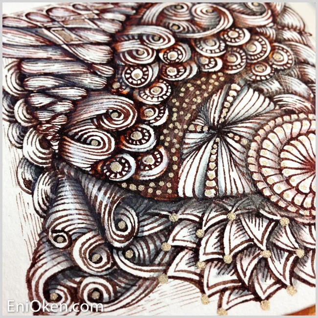 Learn how to draw incredible Zentangle® • enioken.com