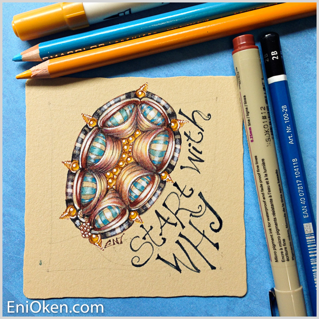 Learn how to color Zentangle® • enioken.com