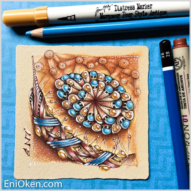 Learn how to create amazing Zentangle® and Zendoodles • enioken.com