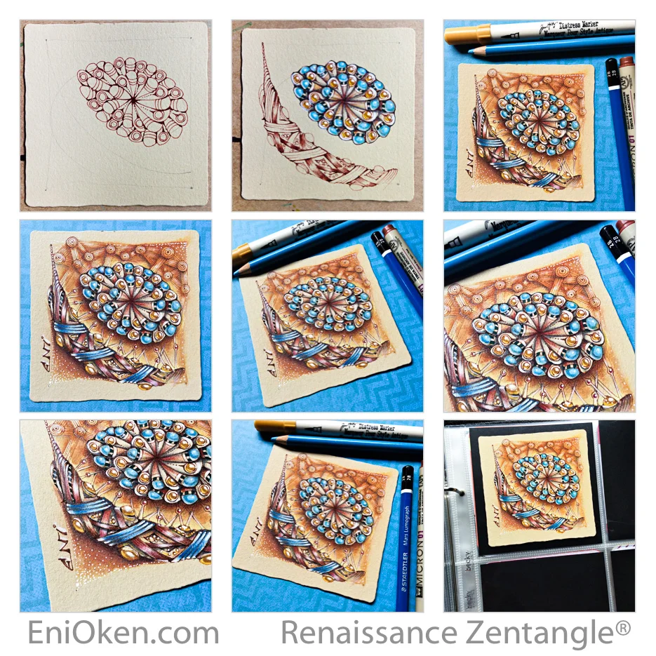 Learn how to create amazing Zentangle® and Zendoodles • enioken.com
