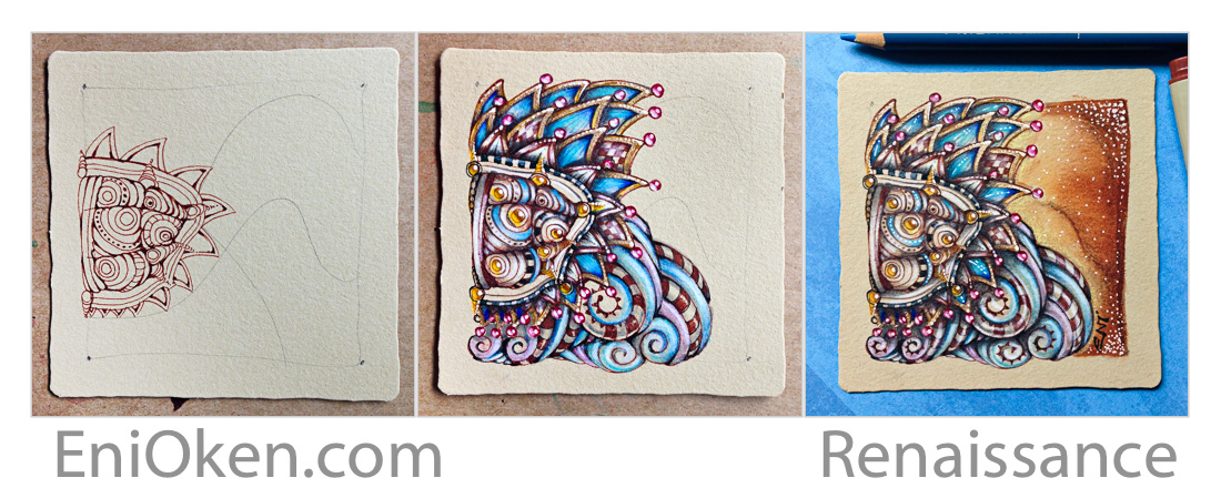 Learn to color Zentangle® • enioken.com