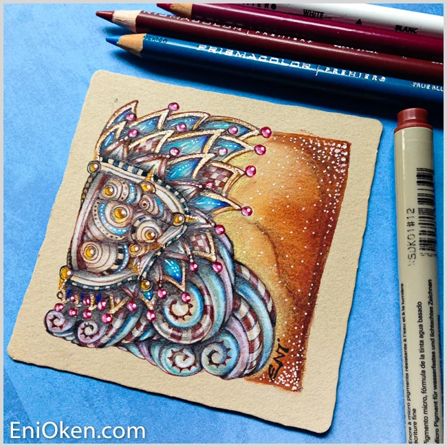 Learn to color Zentangle® • enioken.com