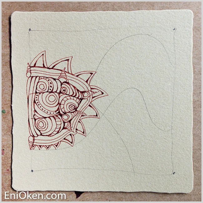 Learn to color Zentangle® • enioken.com