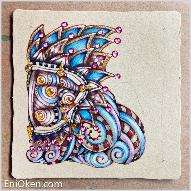 Learn to color Zentangle® • enioken.com
