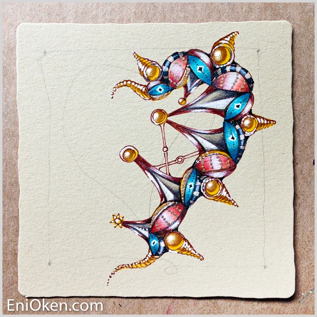 Learn how to draw Zentangle® • enioken.com