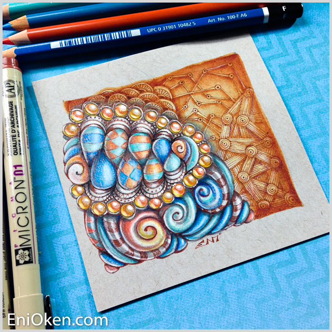 Learn to draw amazing Zentangle® • enioken.com