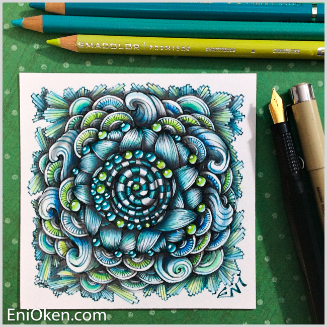 Learn how to make amazing Zentangle® art • enioken.com