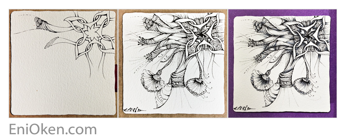 Dreamy Zentangle-Inspired-Art • enioken.com