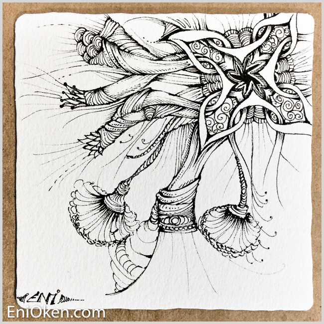 Dreamy Zentangle-Inspired-Art • enioken.com