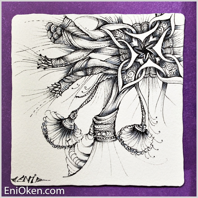 Dreamy Zentangle-Inspired-Art • enioken.com
