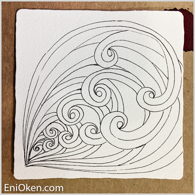 Learn to shade Zentangle® • enioken.com
