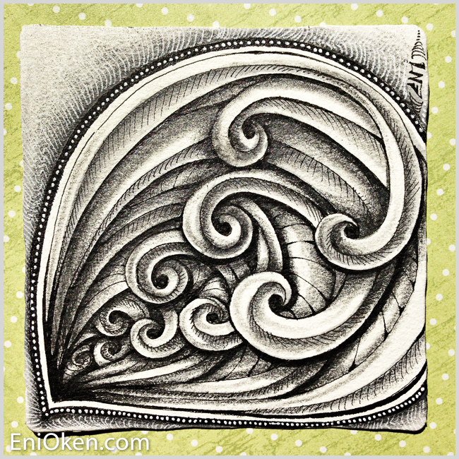 Learn to shade Zentangle® • enioken.com