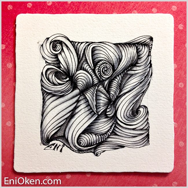 Learn how to create Echo Lines meditative art • enioken.com