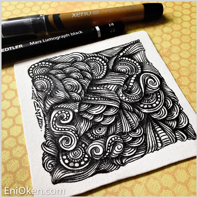 Learn a new type of meditative are drawing at enioken.com