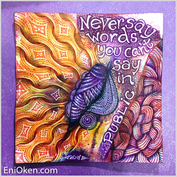 Larn how to create fun Zentangle® • enioken.com