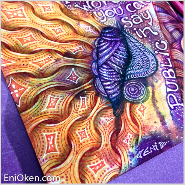 Larn how to create fun Zentangle® • enioken.com