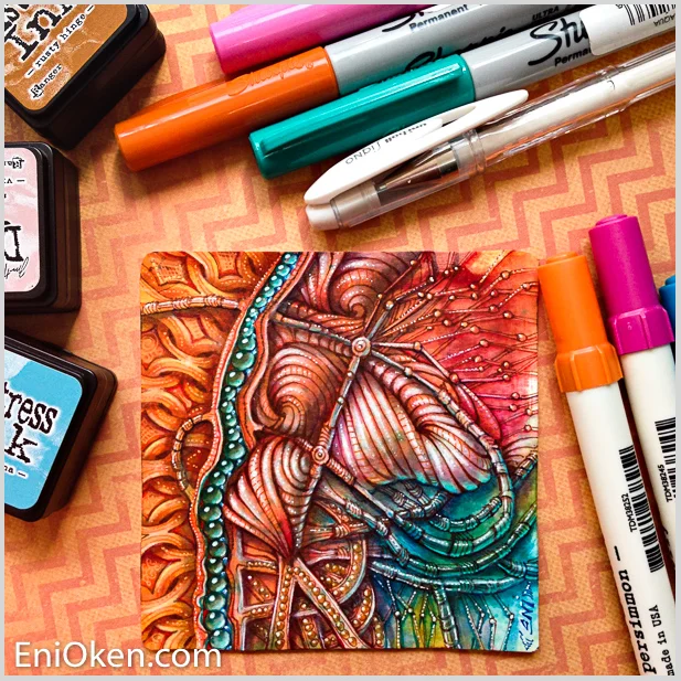 Learn how to create amazing Zentangle® • enioken.com