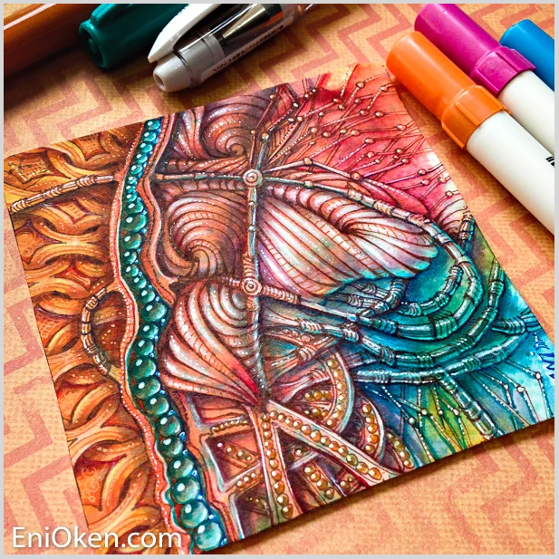 Learn how to create amazing Zentangle® • enioken.com