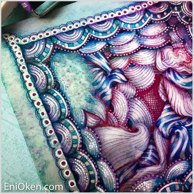 Learn how to create Zentangle® • enioken.com
