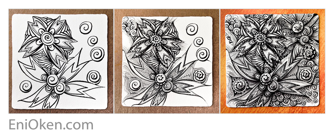 Learn how to create amazing Zentangle® • enioken.com