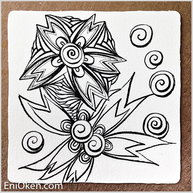 Learn how to create amazing Zentangle® • enioken.com