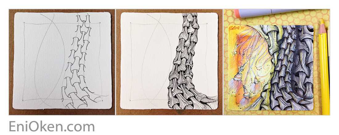 Learn how to create beautiful Zentangle® • enioken.com