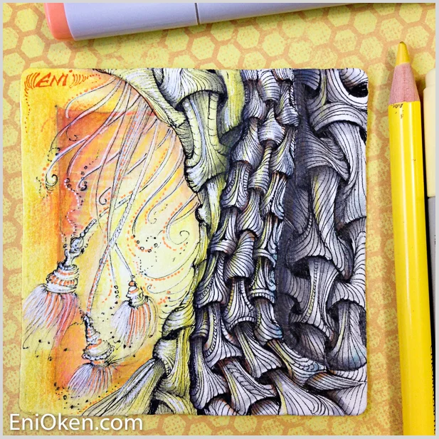 Learn how to create beautiful Zentangle® • enioken.com