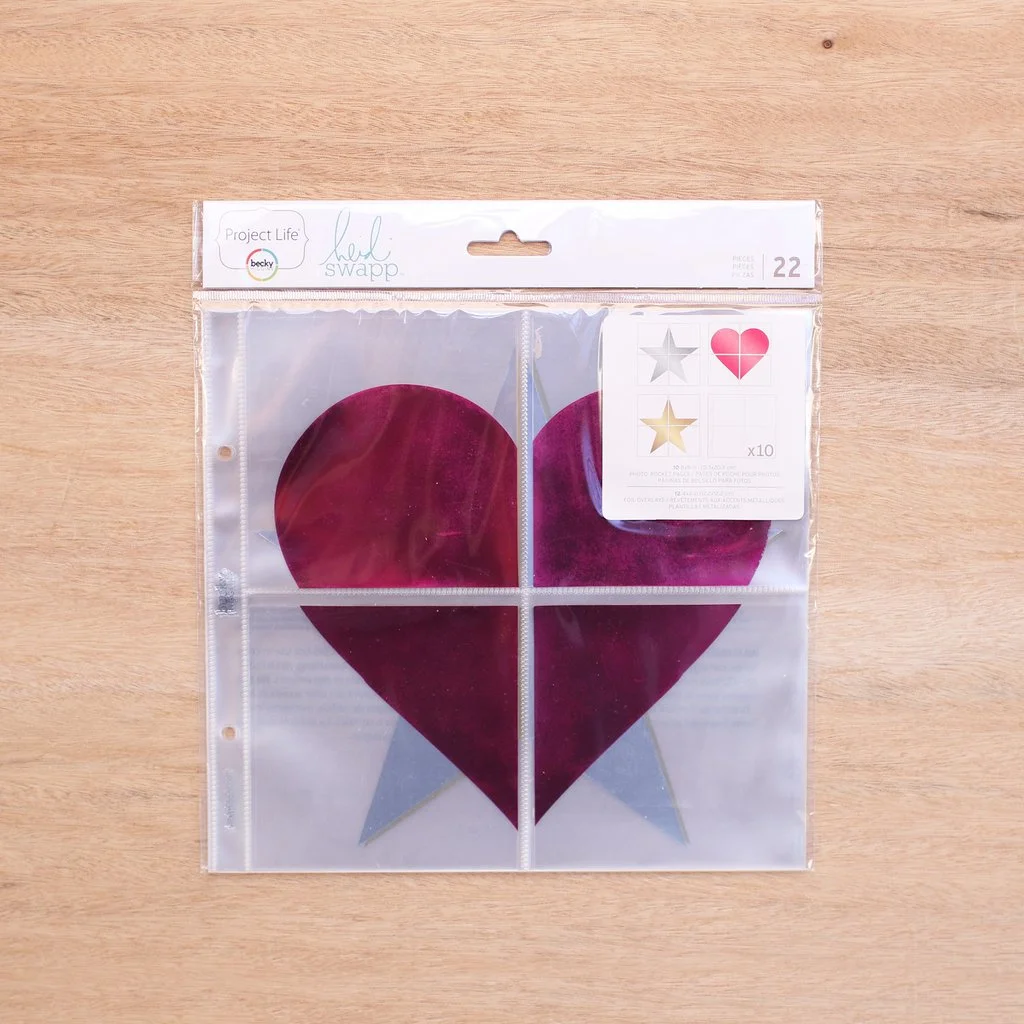 8x8 Plastic Pocket pages for 4x4 tiles