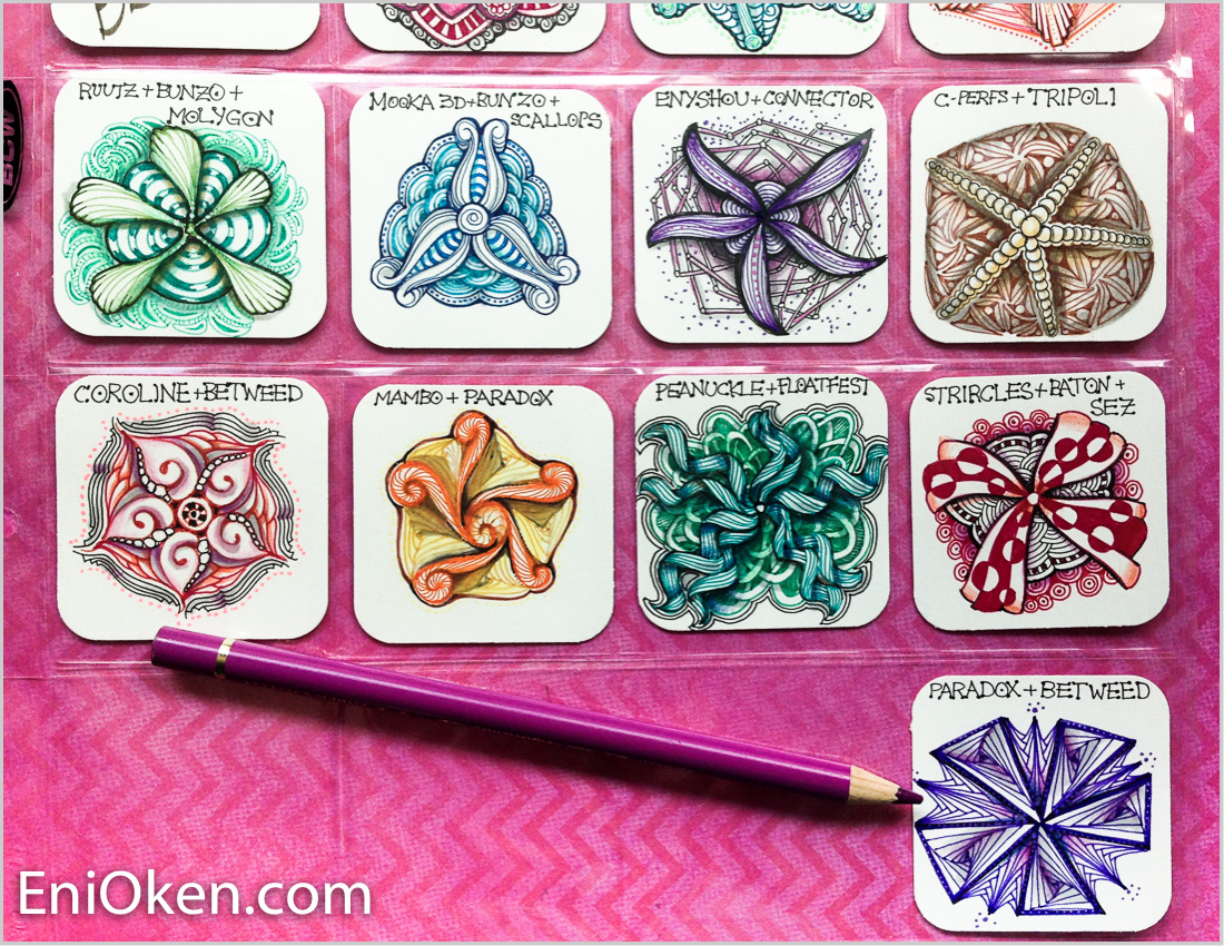 Learn how to design and create Zentangle® • enioken.com