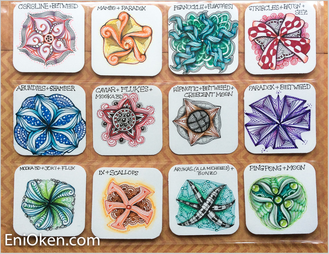Learn how to create beautiful Zentangle® • enioken.com