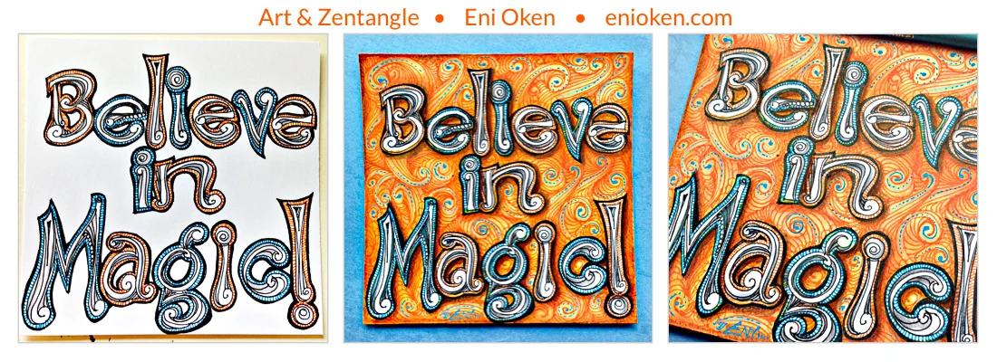 Learn how to create beautiful Zentangle® • enioken.com