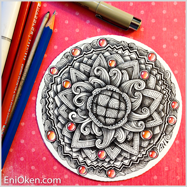 Learn how to create Zentangle® • enioken.com