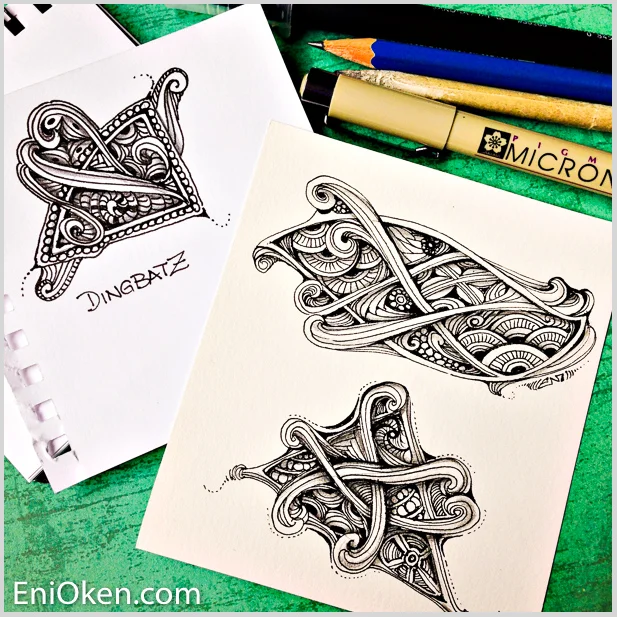 Learn to create Zentangle® • enioken.com
