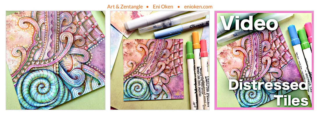 Learn how to create beautiful Zentangle® • enioken.com