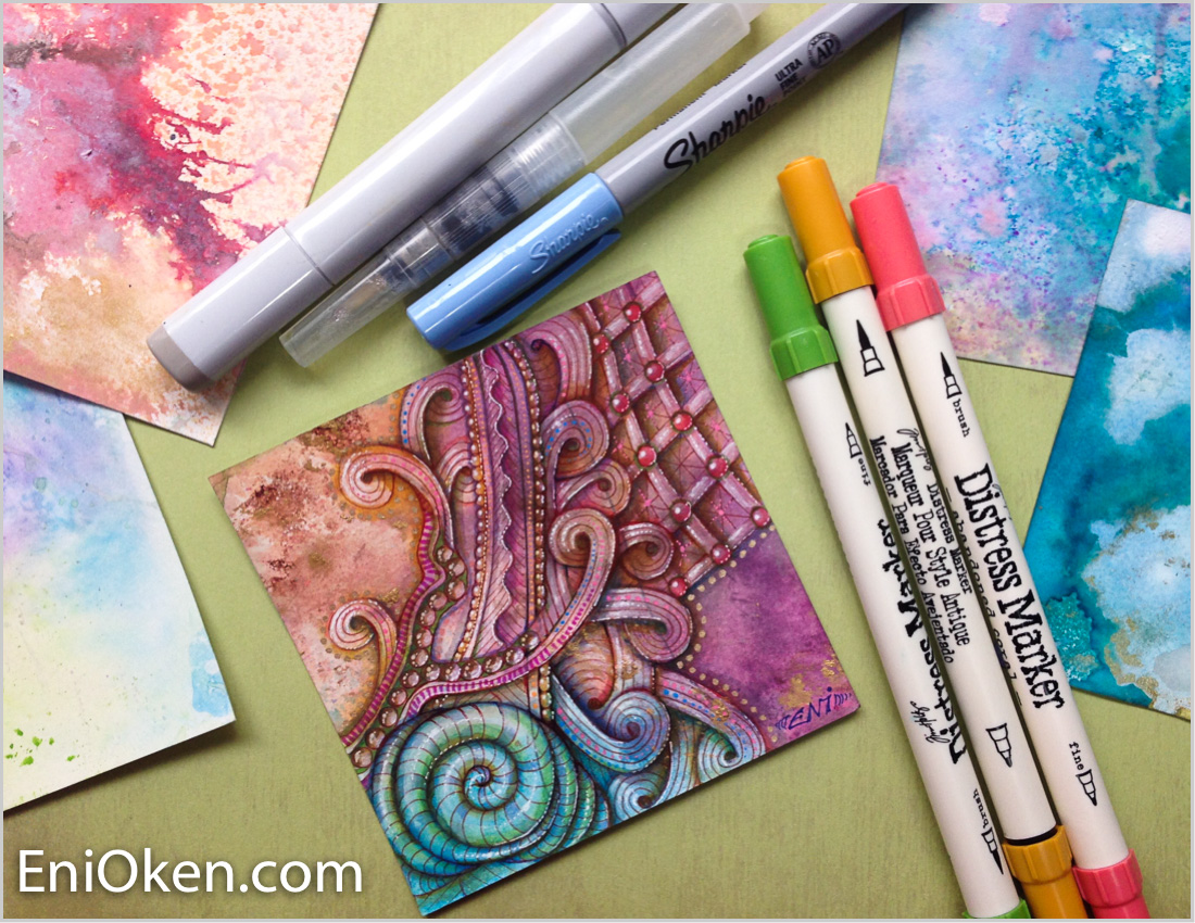 Learn how to create beautiful Zentangle® • enioken.com