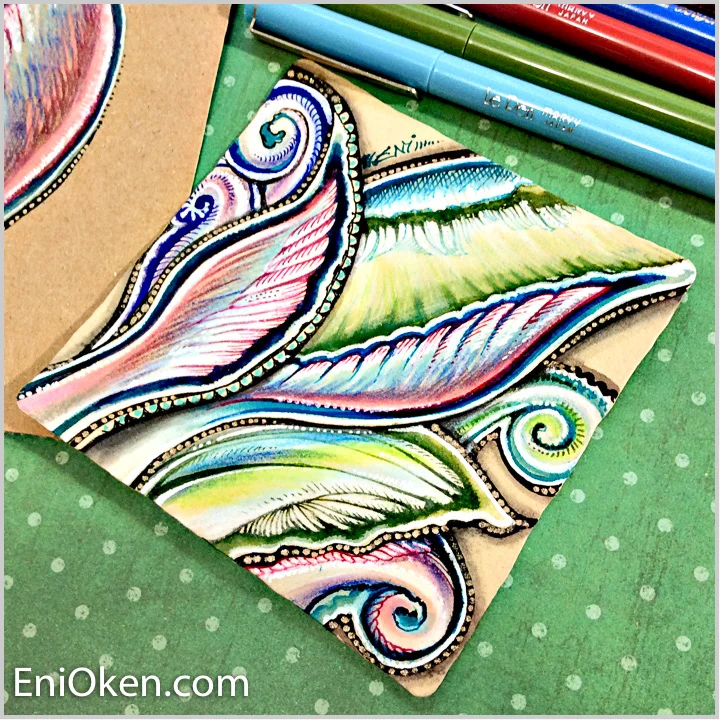 Learn how to create beautiful Zentangle® • enioken.com