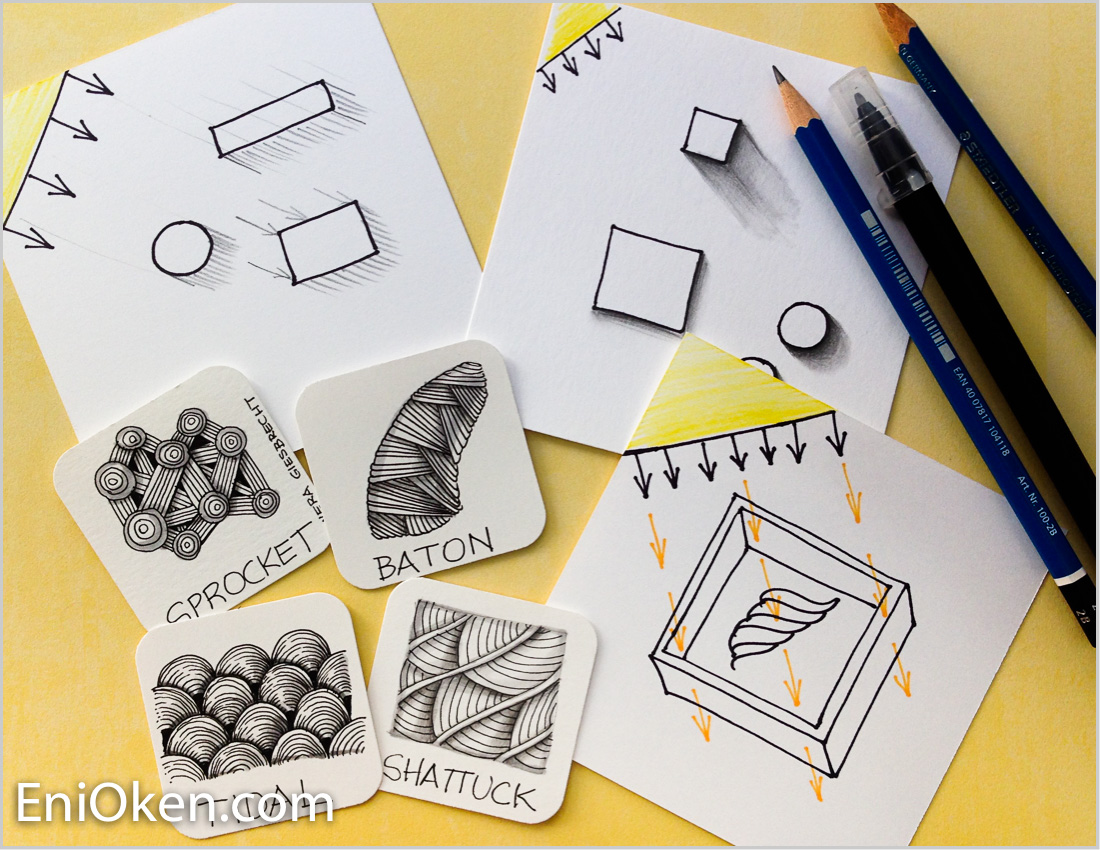 Learn how to create beautiful Zentangle® • enioken.com