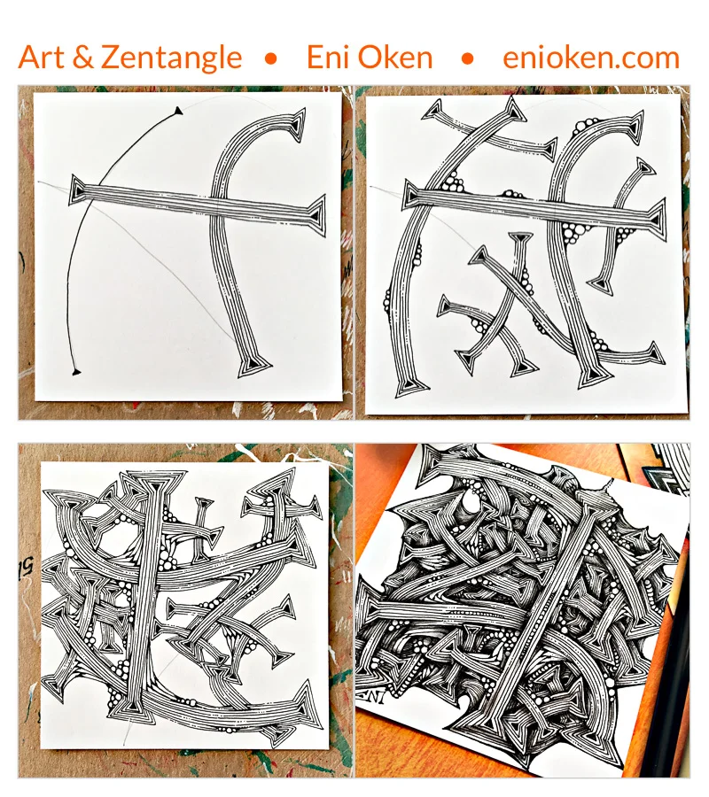 Drawing Zentangle® • enioken.com