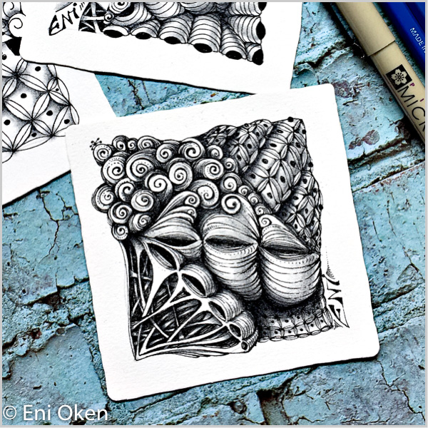 Zentangle basics in 2018