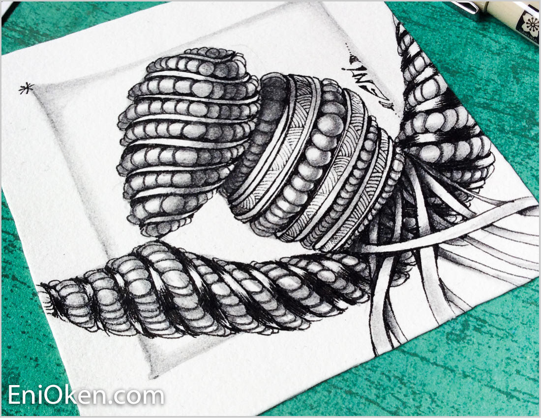Learn how to create amazing Zentangle® • enioken.com