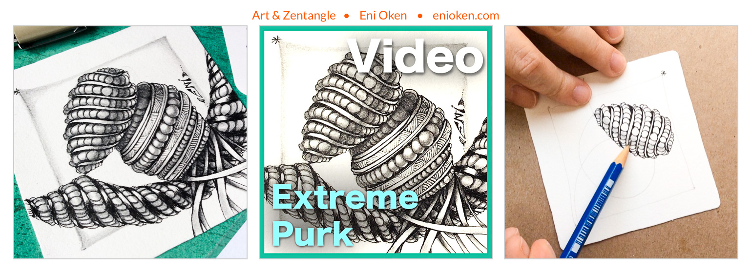 Learn how to create amazing Zentangle® • enioken.com