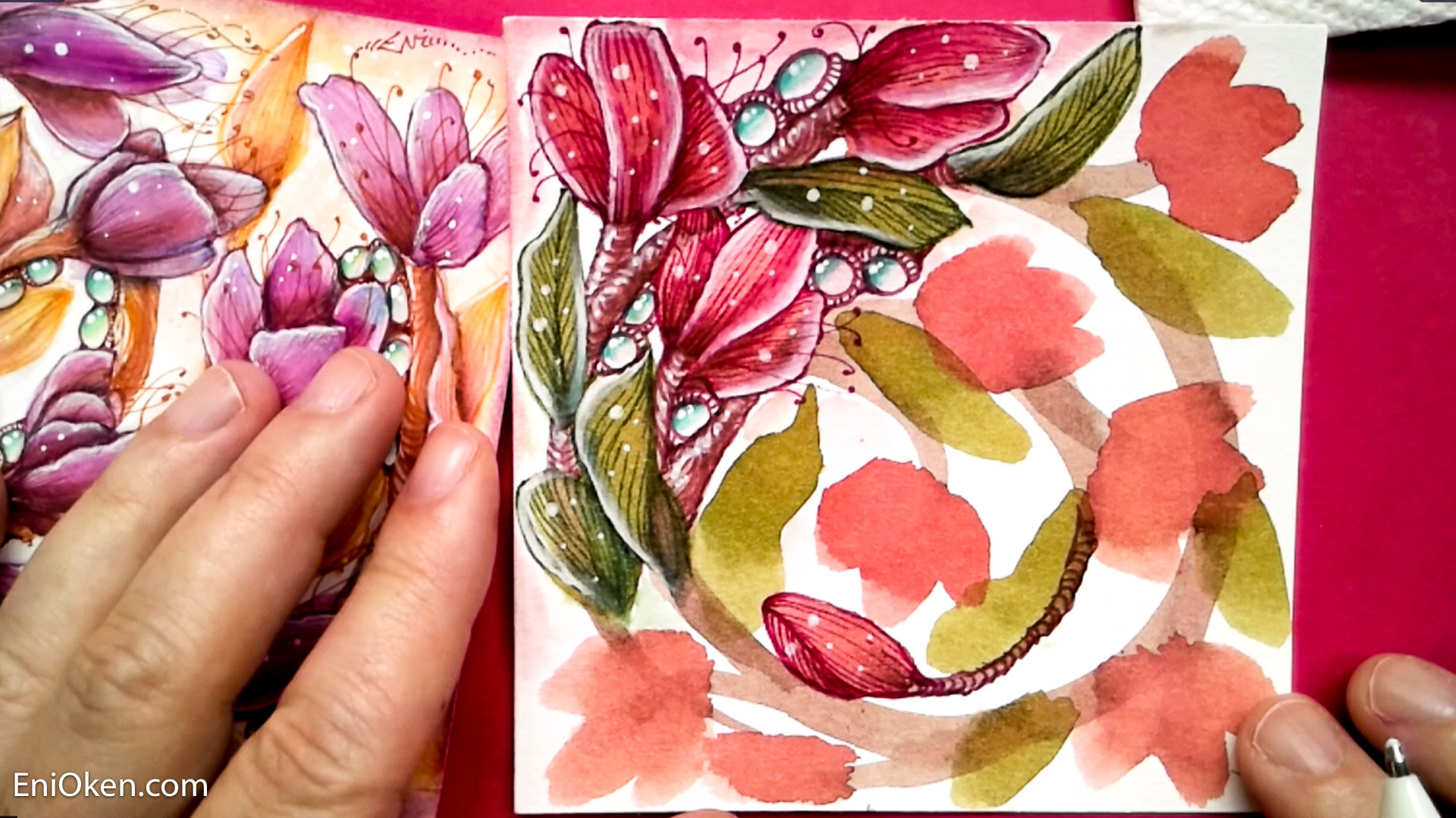 Found Flowers Video Lesson by Eni Oken