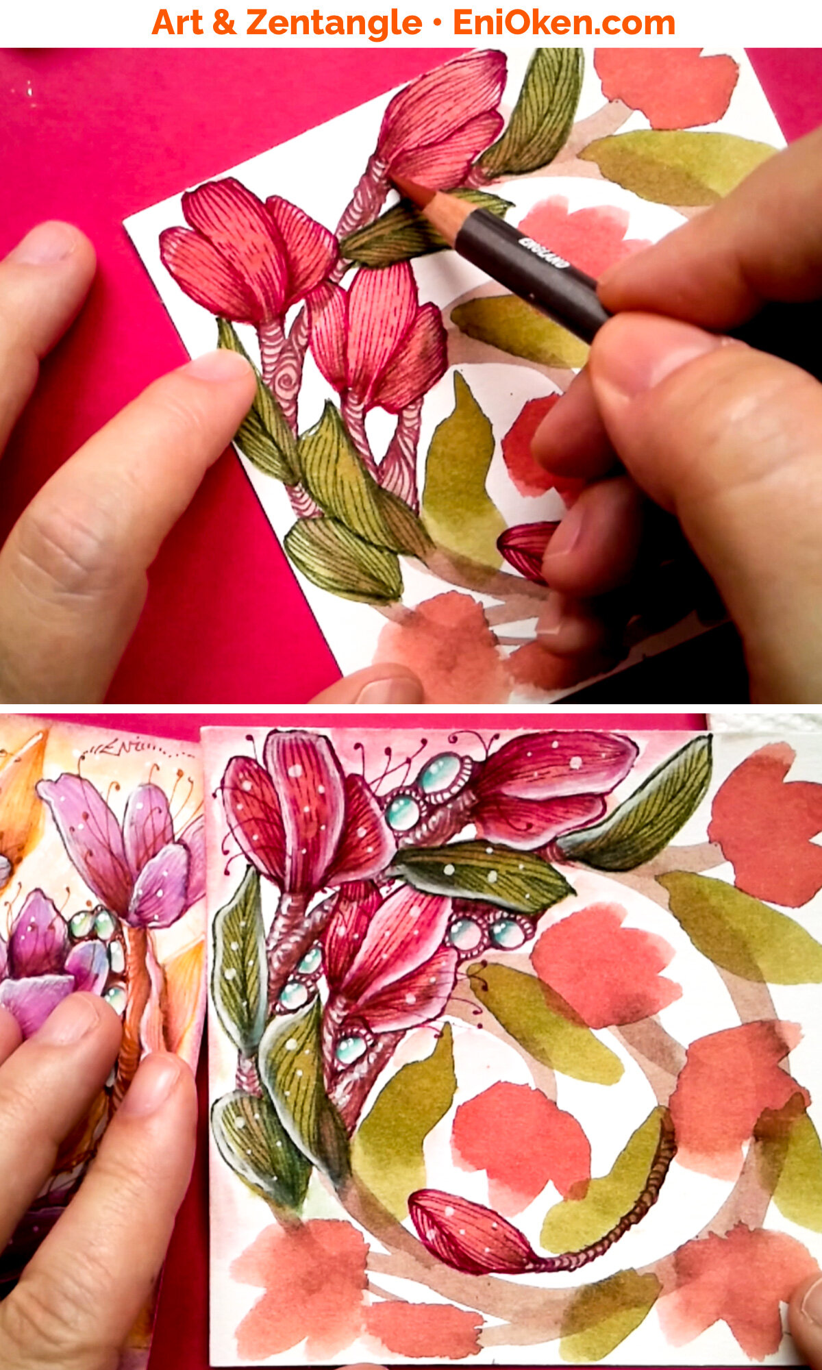 Found Flowers Video Lesson by Eni Oken