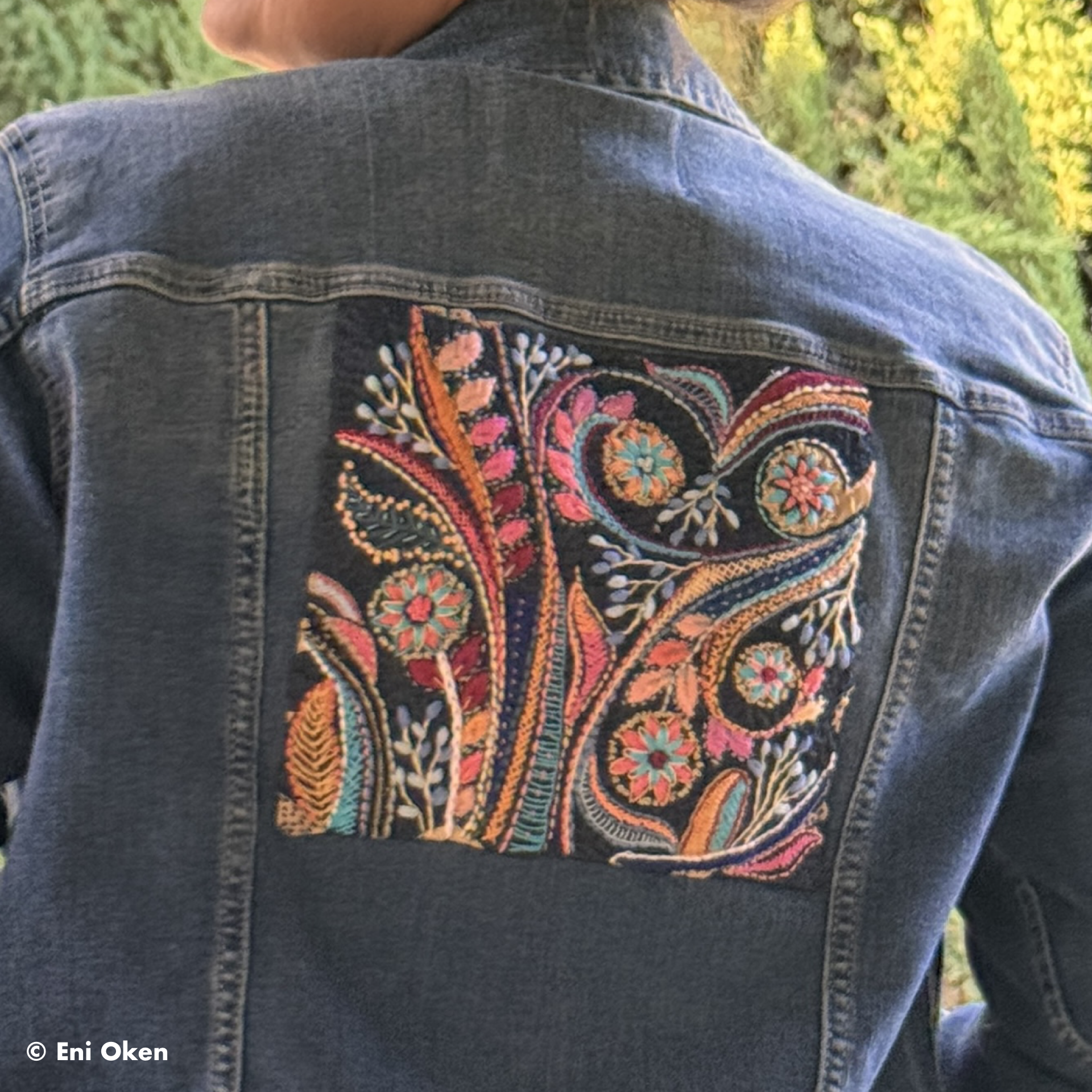 Embroidered Patch on Jacket