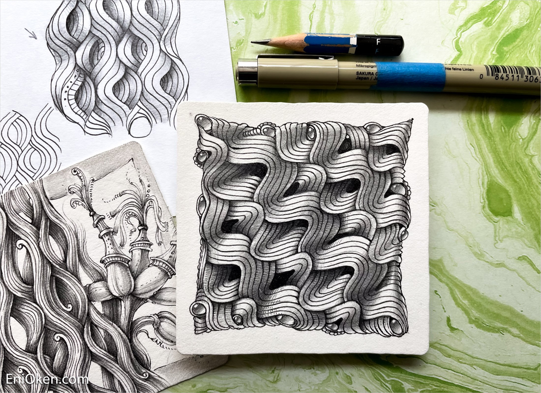draw #art #doodle #pen #9 Art Print by Sergi Penya Tapia - Mobile Prints
