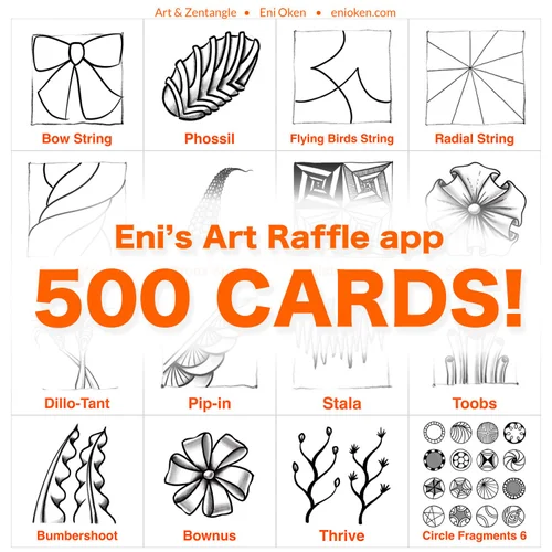 Updated Art Raffle Cards 1.32: 500 Cards! — Eni Oken